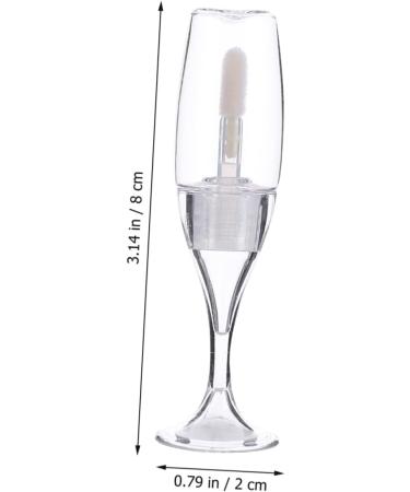  Ipetboom Ipetboom 10-Pack Refillable Mini Wine Glass Shaped Lip Gloss Bottles Sealed for Travel - Buy Online on GoSupps.com
