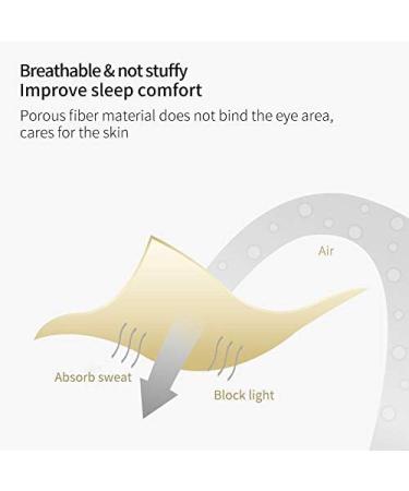 PERFECTSIGHT Cute Cat Silk Sleep Eye Mask | Adjustable Lightweight Eyeshade for Women Men | Satin Night Eyeshade for Sleep Travel Nap - Navy - Buy Online on GoSupps.com