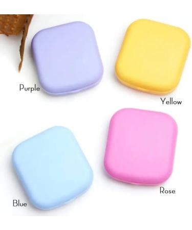 KCHYCV Mini Contact Lens Case for Women | Stylish Black Eye Lens Storage & Travel Set - Buy Online on GoSupps.com