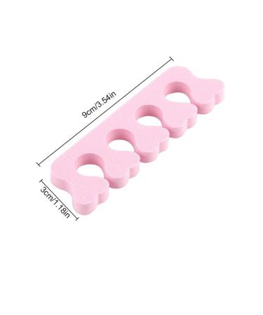 Emivery 50 PCS Pink Nail Art Toe Separators for Manicure & Pedicure - Women and Girls - Buy Online on GoSupps.com