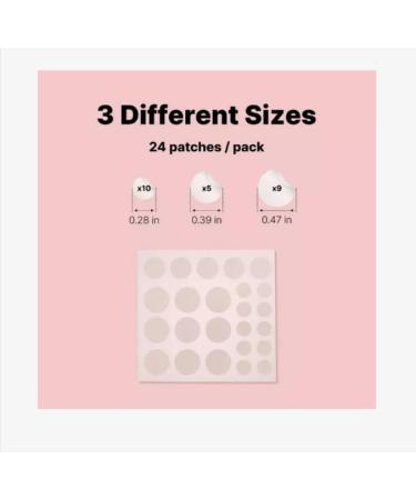 Master Patch Original Fit_Blemish cover 2 Pack 48 Patches (Three different sizes 1 + 1(Korean Cosmetics) 48patches (18 Large Dots 10 Medium Dots 20 Small Dots) KOREAN_IMPORT - Buy Online on GoSupps.com
