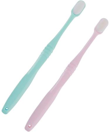 Minkissy 4-Piece Nylon Toothbrush Set | Soft Bristle Natural Hand Toothbrushes for Couples | Portable Micro-Training Toothbrushes - Buy Online on GoSupps.com