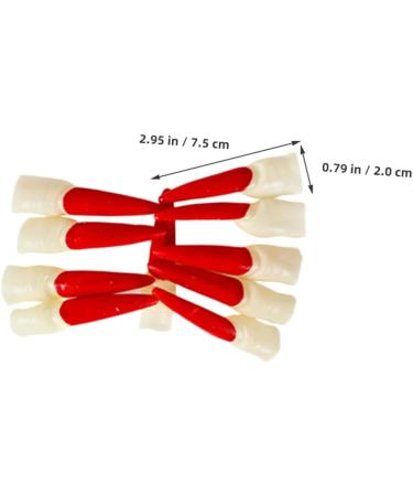 Toyvian Halloween Costumes Witch Nail Art Zombie Finger Nail Fake Witch Nail Claw Witch Finger Fake Witch Nail Finger Finger cots Pearlescent Halloween Costume - Buy Online on GoSupps.com