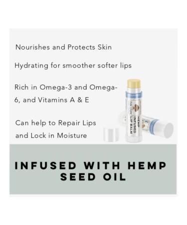 Oak Creek Hemp Co. Hemp Seed Oil Lip Balm - Satin Finish, Unflavored, 0.15oz Tube - Buy Online on GoSupps.com