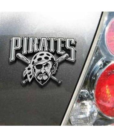 Pittsburgh Pirates MLB Molded Chrome Emblem - Officially Licensed Team Logo - Buy Online on GoSupps.com