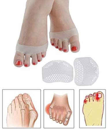 Premium Ultra-Soft Silicone Metatarsal Foot Pain Relief (2 Pairs) - Comfort & Soothing Support for Diabetic Feet, Metatarsalgia, Neuroma, Bunions, High Heels - Buy Online on GoSupps.com