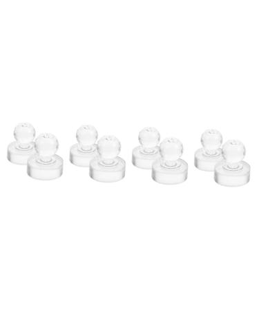 FOMIYES 8 Pcs Delicate Eyeshadow Stamper Acrylic Highlighter Repair Tool Eye Shadow Stamp Tool 3.00X2.40X2.40CMx4pcs Transparentx4pcs