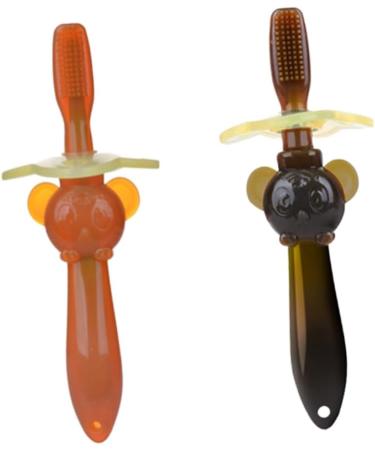 Minkissy 6 STK Children's Toothbrush Set - Safe Bristle Baby Training Brush & BeiÃring - Ideal for Newborns & Toddlers - 3 Pieces - Buy Online on GoSupps.com