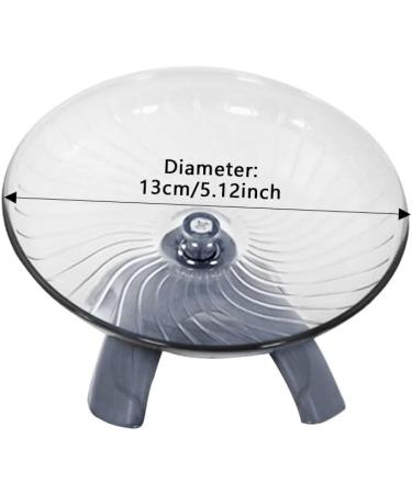 Silent Hamster Wheel Hamster Flying Saucer Plastic Running Wheel Playing Toy Hamster Exercise Sports Wheel Cage Decoration for Gerbils Squirrels Guinea Pig Syrian Small Animals Pets - Buy Online on GoSupps.com