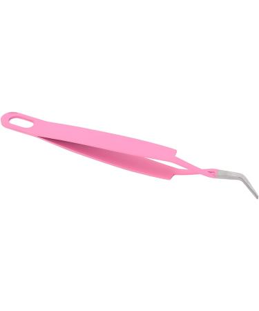 Lash Tweezers Curved Tip Stainless Steel Volume Eyelash Tweezers for Girls Women Beginners Makeup Artists - Buy Online on GoSupps.com