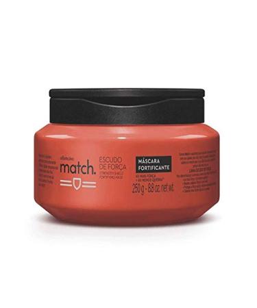 Boticario - Linha Match (Escudo de Forca) - Mascara Fortificante 250 Gr - (Match (Force Shield) Collection - Strengthening Mask Net 8.8 Oz)