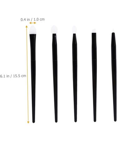 POPETPOP 4 Sets Silicone Makeup Brush Eyeshadow Brush Applicator Silicone Makeup Mat Makeup Eyeshadow Brush Lip Mask Brush Eyeshadow Blending Brush Cosmetic Portable Travel - Buy Online on GoSupps.com