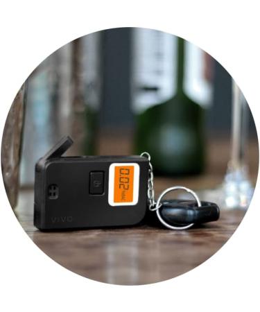 Mini Keychain Breathalyzer - Portable Alcohol Tester for Accurate Results - Buy Online on GoSupps.com