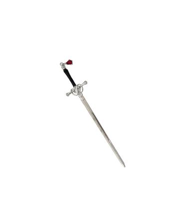 YSfuyi Metal Hairpin Chinese Punk Style Hair Stick Sword Shape Hair Chopstick for Women Headwear Hair Accessory 7.48in (19cm)