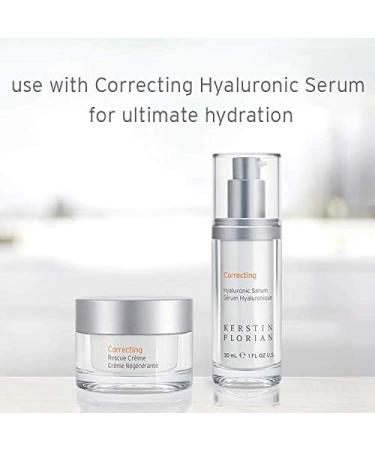 Kerstin Florian Correcting Hyaluronic Serum | Correcting Rescue Creme Set | Moisturizing Anti Aging Serum for Hydration | Healing Moisturizer with Shea Butter and Vitamin E Duo - Buy Online on GoSupps.com