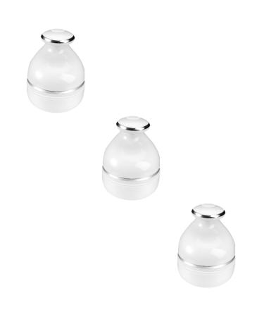Beavorty Power Tools 3Pcs Tool Scalp Massager Automatic Hard Drive White Cervical Spine Massager