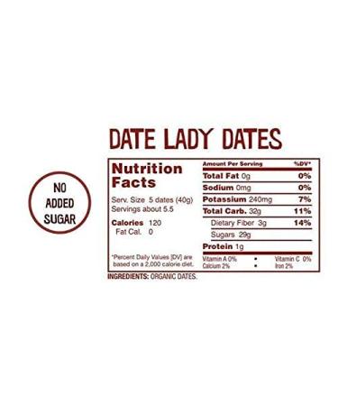 Date Lady Organic Barhi Dates | Vegan Paleo Gluten-Free & Kosher | 24 oz (3 Bags) | No Sugar Added - Buy Online on GoSupps.com