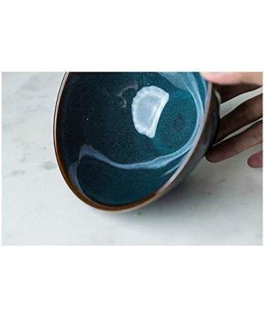 Bowl Snack Dip Bowls Dishware Vintage Ceramic Rice Bowl 6 inch Fruit Salad Bowl Creative Soup Bowl Blue Noodle Bowl Household Cereal Bowl Compatible with Kitchen Restaurant Gifts - Buy Online on GoSupps.com