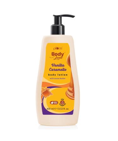 P_lum BodyLovin' Vanilla Caramello Body Lotion 13.5 fl oz Cocoa Butter Vitamin B5 Non-Greasy