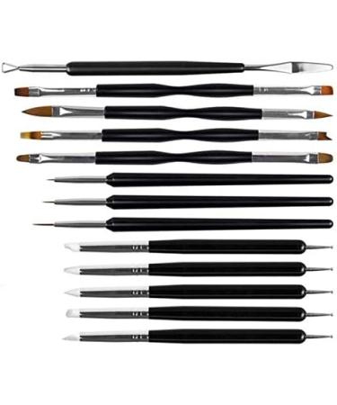 ISTOVO 13X/Set Gel Nail Painting Flower Drawing Pens Multifunctional Double-Head Nail Pen - Buy Online on GoSupps.com