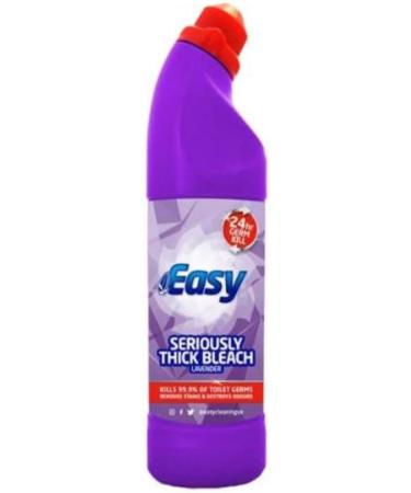 Easy Seriously Thick Bleach Easy Cleaner Odour Eliminator Multipurpose Cleaner 750ml X12 | FabFinds Gloves (Lavender) - Buy Online on GoSupps.com