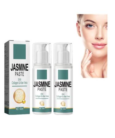 Jasmine ointment dark circles slippery jasmine ointment jasmine ointment dark circles remove against wrinkles and dark circles eye cream with collages and aloe jasmine cream dark circles (2PC)