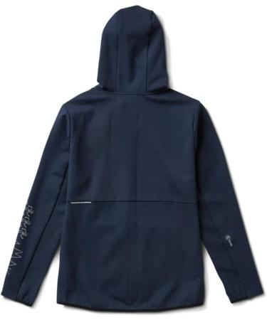 ROARK Run Amok El Morro Fleece Hoodie - Men's Black Dark Navy Zip-Up Jacket - Buy Online on GoSupps.com