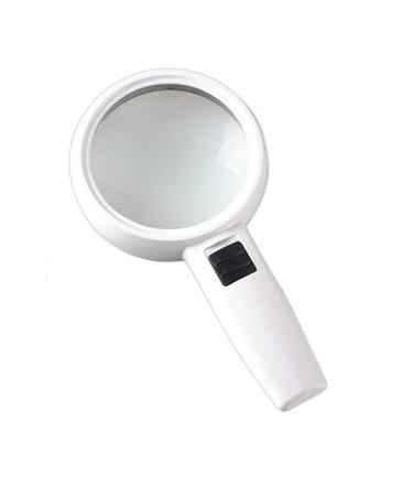 Magnifying Glass - High Magnification Handheld Magnifying Glass with LED Lights HD Children Primary School Elderly Viewer Portable Magnifying Glass - Multiple: 30 Times Good Times