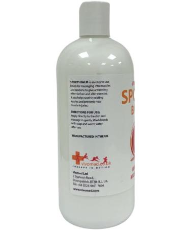 Vivomed Sports Balm Warming Sports Massage Lotion 500ml - Buy Online on GoSupps.com