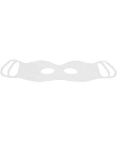 Qukaim Silica Gel Eye Patch Silicone Hanging Ear Eye Pad Washable Double Sided Eye Patch with Eye Holes White - Buy Online on GoSupps.com
