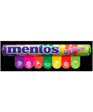 Mentos Rolls - Chewy Dragees Sweets (Rainbow 5 Pack) Delicious Tasty And Twisty Treat Gift Hamper For Birthday Christmas Sold By Kidzbuzz - Buy Online on GoSupps.com