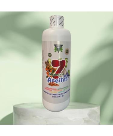 7 Oils Shampoo (1L) - Salt Free Nourishing & Moisturizing | International Shipping Available - Buy Online on GoSupps.com