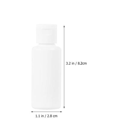 Minkissy 30pcs 30ml Refillable Plastic Travel Bottles - Empty Shampoo & Makeup Sample Bottles with Flip Lid - Ideal for Lotions & Liquids - Buy Online on GoSupps.com