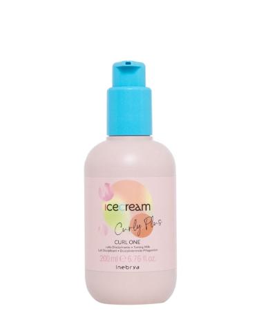 Inebrya Ice Cream Curly Plus Disciplining Latte 200ml, White