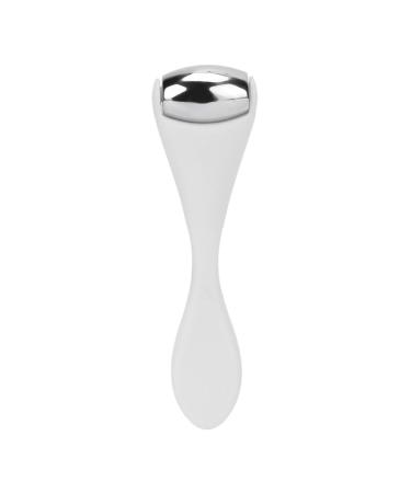Mini Eye Ice Roller Handheld Stainless Steel Reduce Wrinkles Face Roller Skin Care for Face Eyes(White)