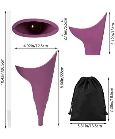 Portable Female Urinal Female Standing Female Urinal Urinal Ideal for Travel Camping and Hiking - Buy Online on GoSupps.com