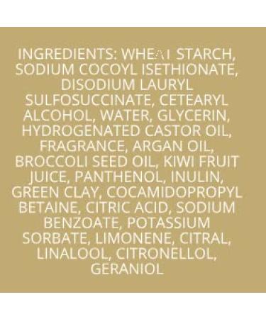 Argan Oil & Kiwi Shampoo Bar for Thin Hair | Gentle Foam, Natural Ingredients | SLS-Free, Vegan, Zero Waste | Citrus Scent, 3.53 oz - Buy Online on GoSupps.com