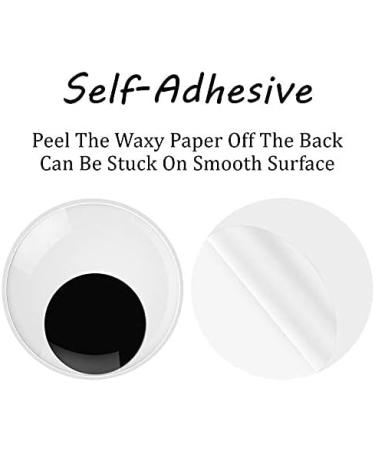 Set of 6 Black Wiggle Googly Eyes for Crafts - 2, 3, 4 - Self Adhesive - Christmas Decorations - Buy Online on GoSupps.com