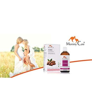 Mommy Care Perineal Massage Oil - Organic Sweet Almond Oil for Labor Preparation & Postpartum Recovery - 100ml - Buy Online on GoSupps.com
