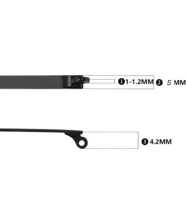 Buy Munani Glasses Arm Leg Replacement - Metal Bracket Accessories for Frames | 1 Pair 5mm - Buy Online on GoSupps.com