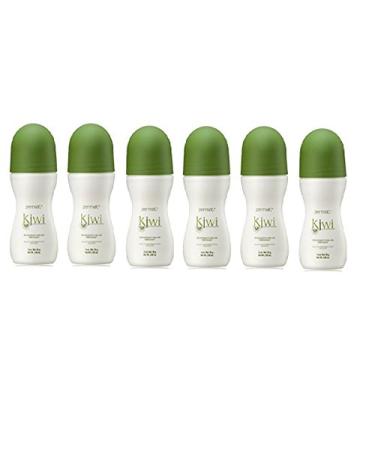 6 Kiwi Unisex Roll-on Deodorant by Zermat International Special Set