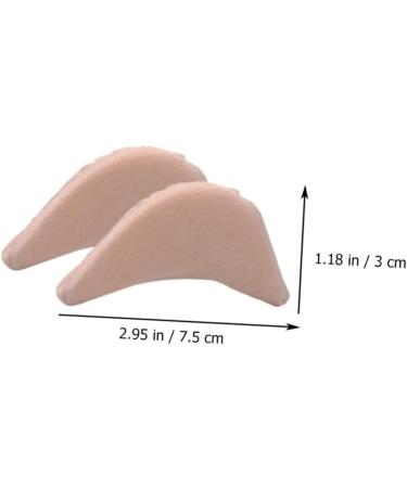 NOLITOY Shoe Comfort Accessories - 6 Pairs Foam Toe Plug Inserts & Heel Risers for Big Shoes | Unisex Cushioning Toe Pads for Sneakers - Buy Online on GoSupps.com