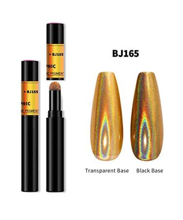 XICHEN Chrome Air Cushion Nail Powder Pen - 5 Colors Set | Holographic Mirror Effect Manicure Tool for Laser Gold & Silver Nails - Buy Online on GoSupps.com