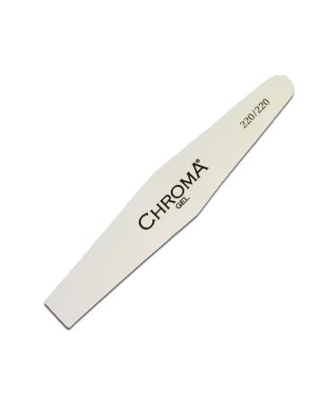 Chroma Gel Nail File 220|220 Grit White