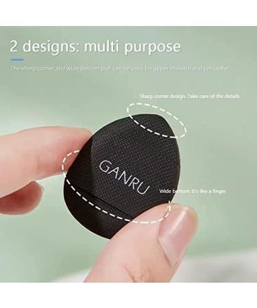 Makeup Sponge Mini Cosmetic Puff Fingertip Small Steamed Buns Finger Puff Air Cushion Mini Puff Concealer Makeup Sponge Water Drops Makeup Sponge Holder(3) - Buy Online on GoSupps.com