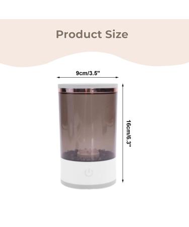 Buy Sonic Vibration Makeup Brush Cleaner - Automatic USB Charger for All Brushes - Fast & Efficient Cleaning in Black - Buy Online on GoSupps.com