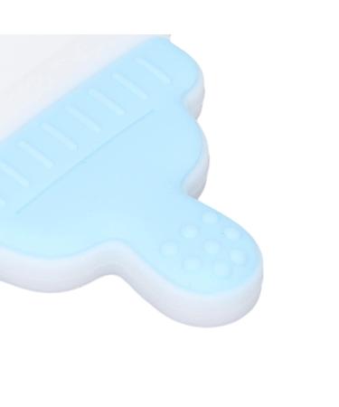 Silicone Teether for Babies | Easy to Clean & Grip | One Piece Bath Gift in Blue - Buy Online on GoSupps.com