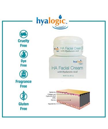 Hyalogic HA Facial Cream with Hyaluronic Acid 2 oz Standard Packaging - Buy Online on GoSupps.com