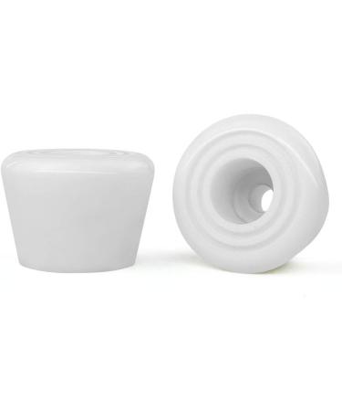 Capetos Roller Skate 82A PU Rubber Brake Toe Stoppers - 2-Pack (Black/White/Red) - Buy Online on GoSupps.com