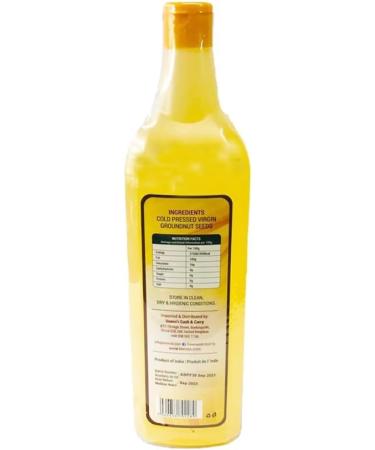 Sindhu Groundnut Oil 1L | Cold Pressed Groundnut Oil | Groundnut Seed Oil | Cooking Oil For Nutritious and Healthy Diet |Indian Origin - Buy Online on GoSupps.com